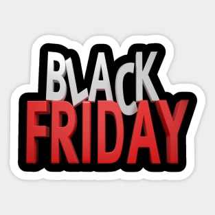 Black friday t-shirts Sticker